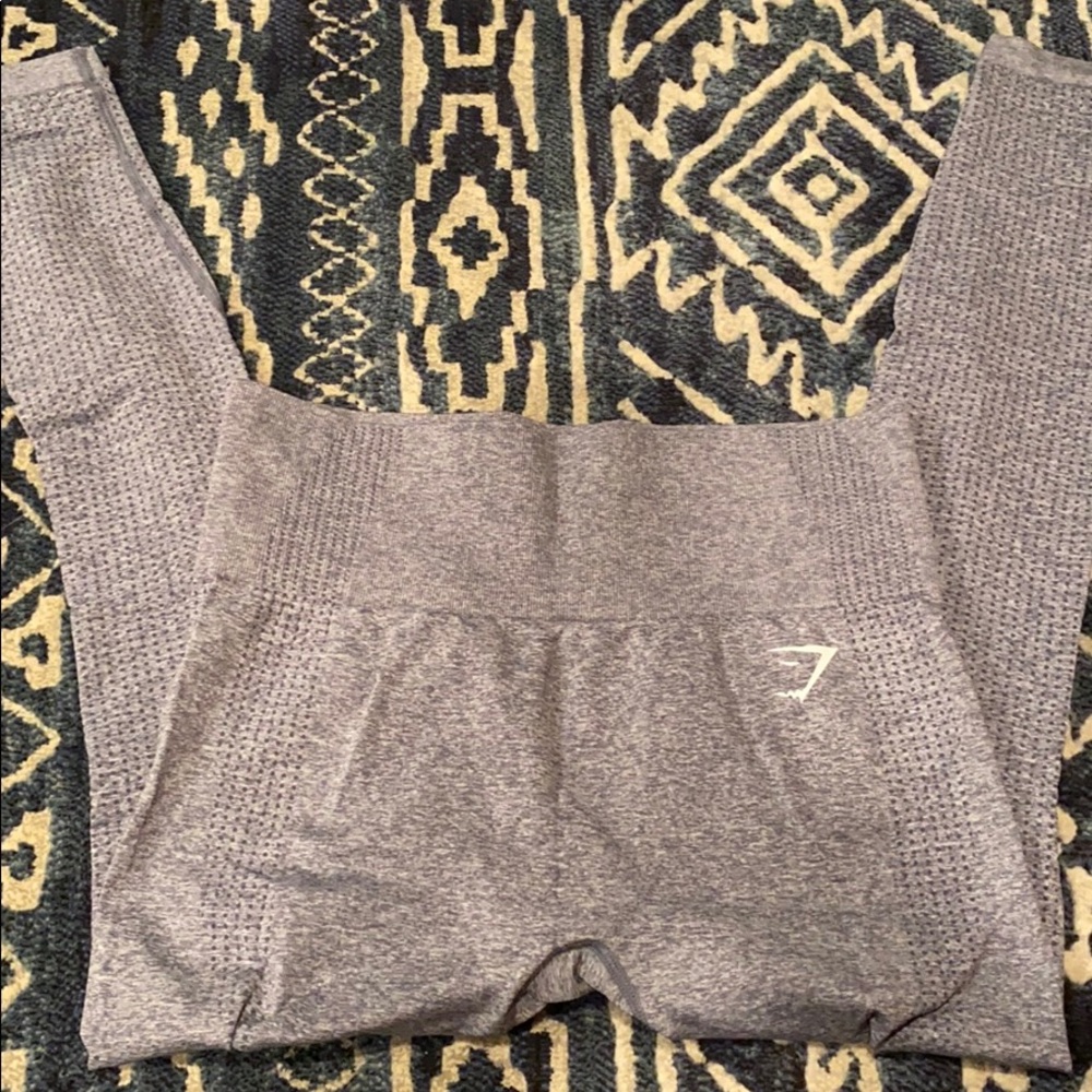 Blue gymshark leggings medium